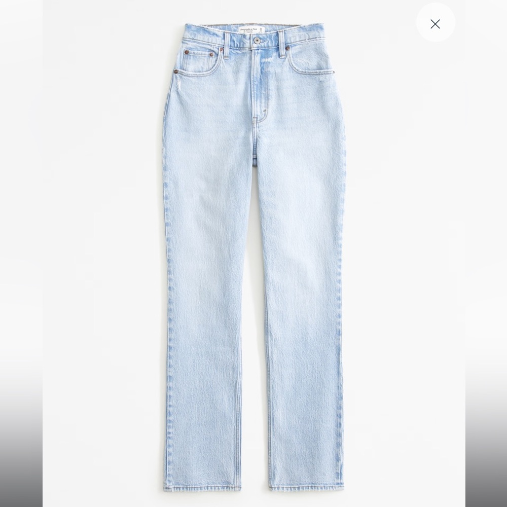90s straight ultra high rise curve love from Abercrombie and fitch. Size 23 long